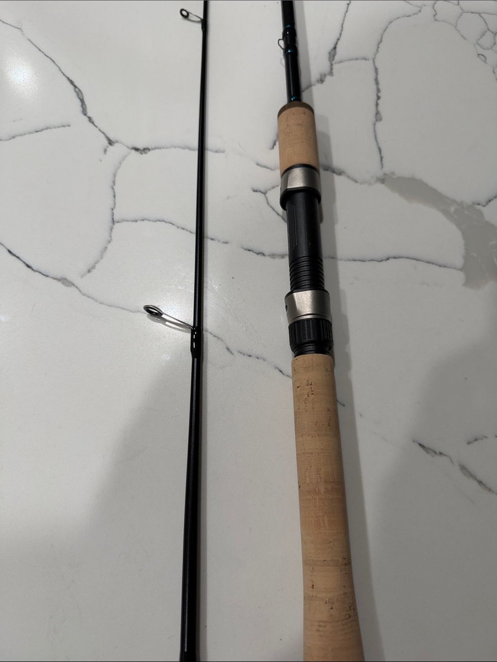 St.Croix Premier Cork Handle Fishing Rod - Natural Cork, Black Blank